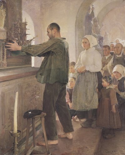 The Ex Voto, 1898 by Henri Royer